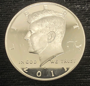 Uncircated 90% Silver 2011 Kennedy Half Dollar