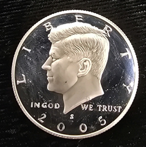 Uncircated 90% Silver 2005 Kennedy Half Dollar