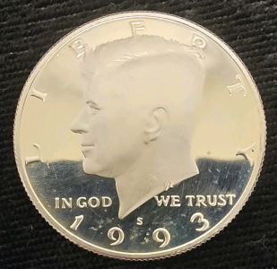 Uncirculated 90% Silver 1993 Kennedy Half Dollar