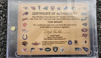 Tom Brady Fleer Rookie Autograph Card- Authentication Unavailable - 2