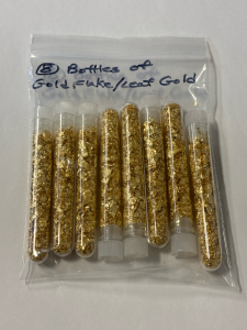 (8) Bottles Of Gold Flake/Leaf Gold