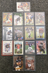 (15) Assorted Rookies And Stars NFL Cards- John Elway, Brian Urlacher, Priest Holmes And More