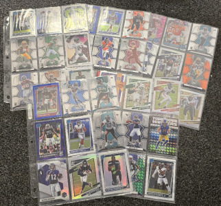 (45) Assorted Modern Rookie Cards- Malik Willis, Aaron Jones, Zach Wilson And More