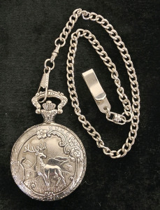 Deer/Wilderness Pocket Watch