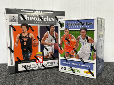 (2) Unopened Boxes Of 2021/2022 Panini Chronicles Draft Picks Trading Cards