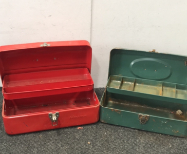 (2) Vintage Tool Boxes