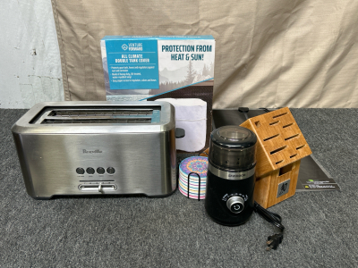 Heating Mat, Knife Block, Coasters, Shardor Coffee Grinder, And More