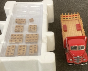 VINTAGE BUDWISER DIE-CAST TRUCK.