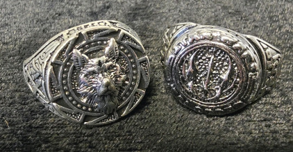 (2) Mens Size 12 Fashion Rings