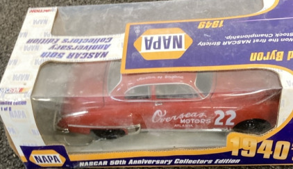 VINTAGE NAPA NASCAR 50TH ANNIVERSARY DIE-CAST CAR.