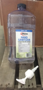 Refill size hand sanitizer
