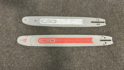 2- Oregon Chainsaw Guide Bars
