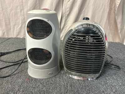 (2) Small Space Heaters