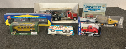 Assortment of Vintage Collectible Trucks