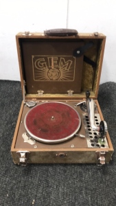 Vintage Gem Brand Record Player