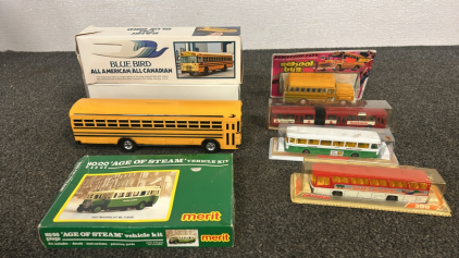 Assortment of Collectible School Buses