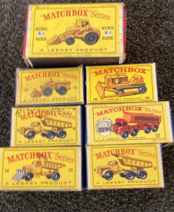 VARIETY OF VINTAGE MATCHBOX DIECAST CARS.