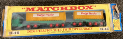 VARIETY OF VINTAGE MATCHBOX DIECAST CARS.