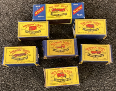 VARIETY OF VINTAGE MATCHBOX DIECAST CARS.