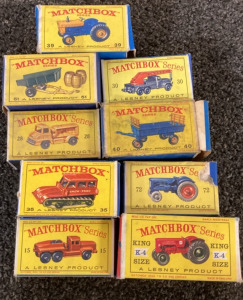 VARIETY OF VINTAGE MATCHBOX DIECAST CARS.