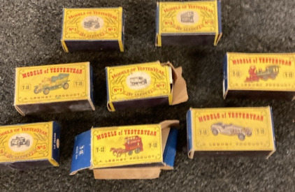 VARIETY OF VINTAGE MATCHBOX DIECAST CARS.
