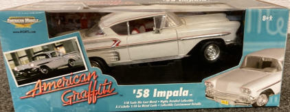 VINTAGE AMERICAN GRAFFITI 1:18 SCALE 1958 IMPALA.