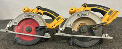 2-DeWalt Cordless 18V Circular Saws
