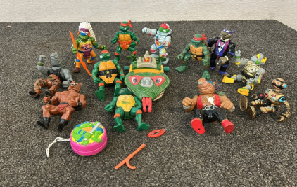 Assortment of Ninja Turtle Action Figures