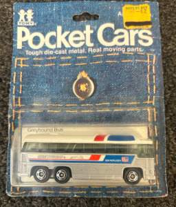 Tomy Pocket Car Greyhound Bus Collectible