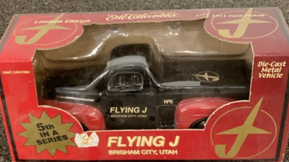VINTAGE FLYING J 1:25 SCALE DIE-CAST 1951 FORD PICKUP.