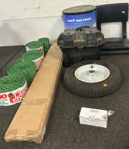 4- 40&rsquo; X 4&rdquo; Durable Polyethlene Lawn Edge, Canoe seat , Battery Box, & More!