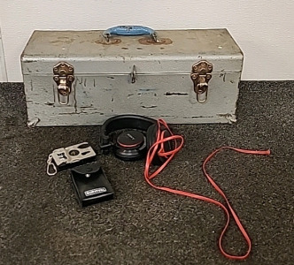 Metal Tool Box (and more) Sony Headphones,Survival Gadget