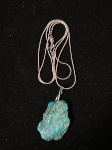 28.90ct Blue Sea Sediment Jasper Necklace