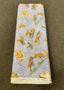 10yds of Cotton Animal Fabric