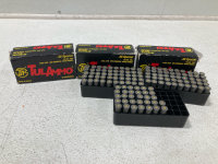 (132) TulAmmo .38 Special 130 GR FMJ Cartridges