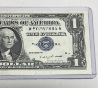 1957 B Washington One Dollar Silver Certificate - 3