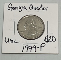 (5) Washington Uncirculated Quarters Dated 1999 (Carded) - 6