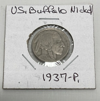 (5) U.S. Buffalo Nickel Coins Dated 1926-1937 W/ 2 Without Dates (Carded) - 4