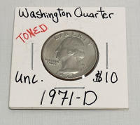 (3) Washington Uncirculated Quarters Dated 1971 And 1978 (Carded) - 2