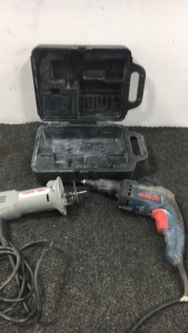 Porter cable cut out tool and Bosch drill