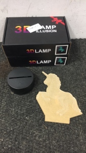 (2) 3D lamps