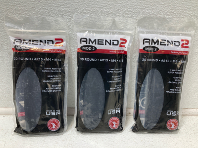 (3) Amend 2 AR15 30 Round Magazines