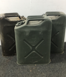 (3) Jerrycans