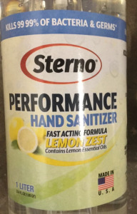 Hand sanitizers