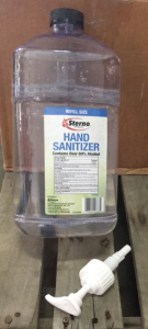 Refill size hand sanitizer