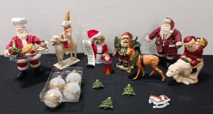 Christmas Decor, Ornaments, Santa Figurines, And More!