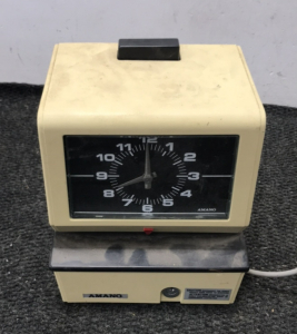 Amano Vintage Time Clock