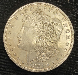 1921 Morgan Silver Dollar- 90% Silver Authenticated