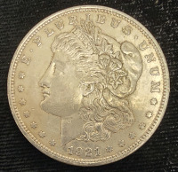 1921 Morgan Silver Dollar- 90% Silver Authenticated