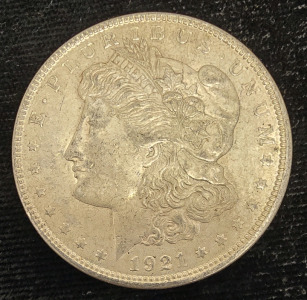 1921 Morgan Silver Dollar- 90% Silver Authenticated